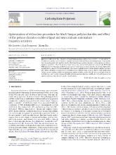 Optimisation of extraction procedure for black fungus polysaccharides and effect of the polysaccharides on blood lipid and myocardium antioxidant enzymes activities