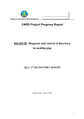 Đề tài Diagnosis and control of diarrhoea in suckling pigs - MS 3