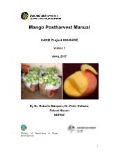 Đề tài Mango Postharvest Manual - Version 1