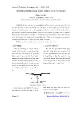Đề tài Mô hình số mô phỏng sự xói lở mái dốc do nước tràn bờ