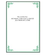 Đề tài Mô phỏng, tính toán lý thuyết quá trình sấy cà phê