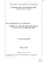 Đề tài Nghiên cứu các thiết bị và phương pháp công nghệ cơ bản phục vụ cho đóng tàu cỡ lớn