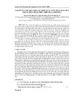 Đề tài Nghiên cứu phương pháp xác định tỷ lệ nước đóng băng bên trong thực phẩm theo nhiệt độ lạnh đông