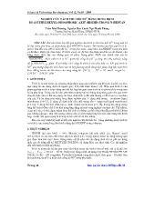 Đề tài Nghiên cứu tách thu hồi Ni2+ bằng dung dịch Di-(2-ethylhexyl) phosphoric axit (HDEHP) trong N-heptan2