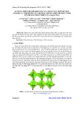 Đề tài Sự phát triển heteroepitaxy của màng WO3 trên bề mặt ITO(400) và ảnh hưởng của độ dày lớp ito trên đế thủy tinh lên hướng phát triển của mạng WO3