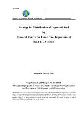 Strategy for Distribution of Improved Seed by Research Centre for Forest Tree Improvement (RCFTI), Vietnam