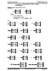 Bài tập toán cao cấp I