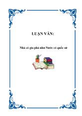 Đề tài Nhà có gia phả như Nước có Quốc Sử