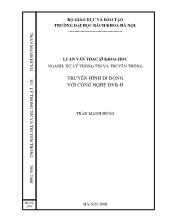 Đề tài Truyển hình di động với công nghệ DVB-H