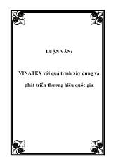 Đề tài VINATEX với quá trình xây dựng và phát triển thương hiệu quốc gia