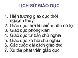 Lịch sử giáo dục