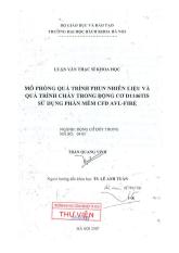 Mô phỏng quá trình phun nhiên liệu và quá trình cháy trong động cơ D1146TIS sử dụng phần mềm CFD AVL-FIRE