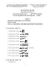 Ngân hàng đề thi toán cao cấp A1