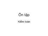 Ôn tập kiểm toán