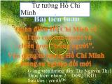 Tiểu luận Quan điểm Hồ Chí Minh về vai trò của con người và chiến lược trồng người
