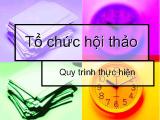 Tổ chức hội thảo