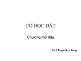 Tóm tắt bài giảng cơ học đất