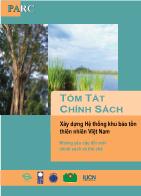 Tóm tắt chính sách - Xây dựng hệ thống khu bảo tồn thiên nhiên Việt Nam