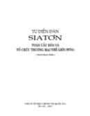 Từ diễn đàn SIATON toàn cầu hóa và tổ chức thương mại thế giới WTO