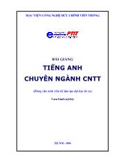 Bài giảng Tiếng Anh chuyên ngành công nghệ thông tin