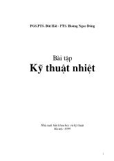 Bài tập kỹ thuật nhiệt chuong 1