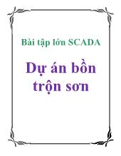 Bài tập lớn scada dự án bồn trộn sơn