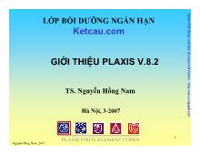 Chương trình Plaxis V 8 2