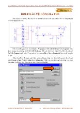 Giáo trình tự động thiết kế mạch điện tử với orcad bài tập 3 rơle bảo vệ dòng ba pha