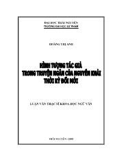 Đề tài Hình tượng tác giả trong truyện ngắn của nguyễn khải thời kỳ đổi mới