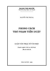 Đề tài Phong cách thơ Phạm Tiến Duật