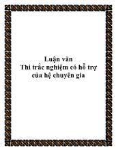 Đề tài Thi trắc nghiệm có hỗ trợ của hệ chuyên gia