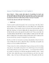 Internet Viral Marketing từ A tới Z (phần 2)