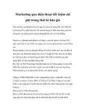 Marketing qua điện thoại tiết kiệm chi phí trong thời kì bão giá