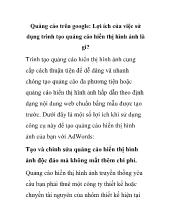 Quảng cáo trên google - Lợi ích của việc sử dụng trình tạo quảng cáo hiển thị hình ảnh là gì