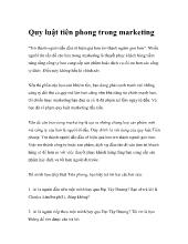 Quy luật tiên phong trong marketing