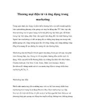 Thương mại điện tử và ứng dụng trong marketing