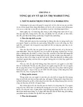 Giáo trình quản trị marketing - chương 1