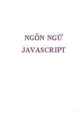 Giáo trình Ngôn ngữ Javascript