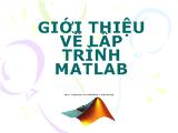 Giới thiệu về lập trình Matlab