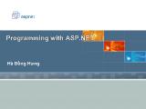 Programming with ASP.NET