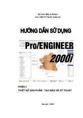 Giáo trình Pro Engineer 2000i