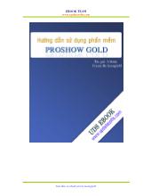 Hướng dẫn sử dụng Proshow Gold