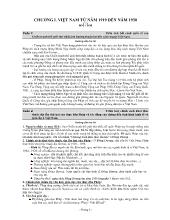 Tài liệu ôn thi môn Lịch sử lớp 12 năm 2010