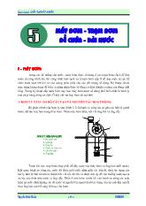 Giáo trình Cấp thoát nước - Phần 5: Máy bơm - Trạm bơm - Bể chứa - Đài nước