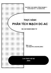 Thực hành phân tích mạch DC-AC