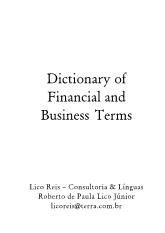 Dictionary of financial and business terms 2