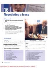 Negotiating a lease