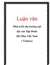 Đề án Phát triển thị trường nội địa của tập đoàn dệt may Việt Nam (VinaTex)