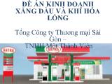 Đề án Kinh doanh xăng dầu và khí hóa lỏng tổng công ty thương mại Sài Gòn