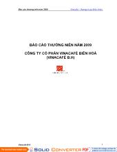 Báo cáo thường niên năm 2009 công ty cổ phần Vinacafe Biên Hòa